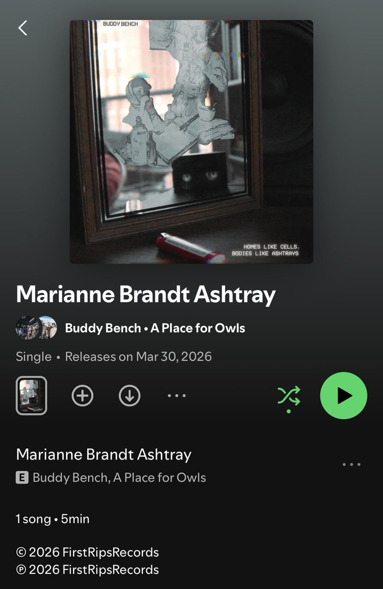 Buddy Bench (Bathroom Mirror out now!!!!) tweet media