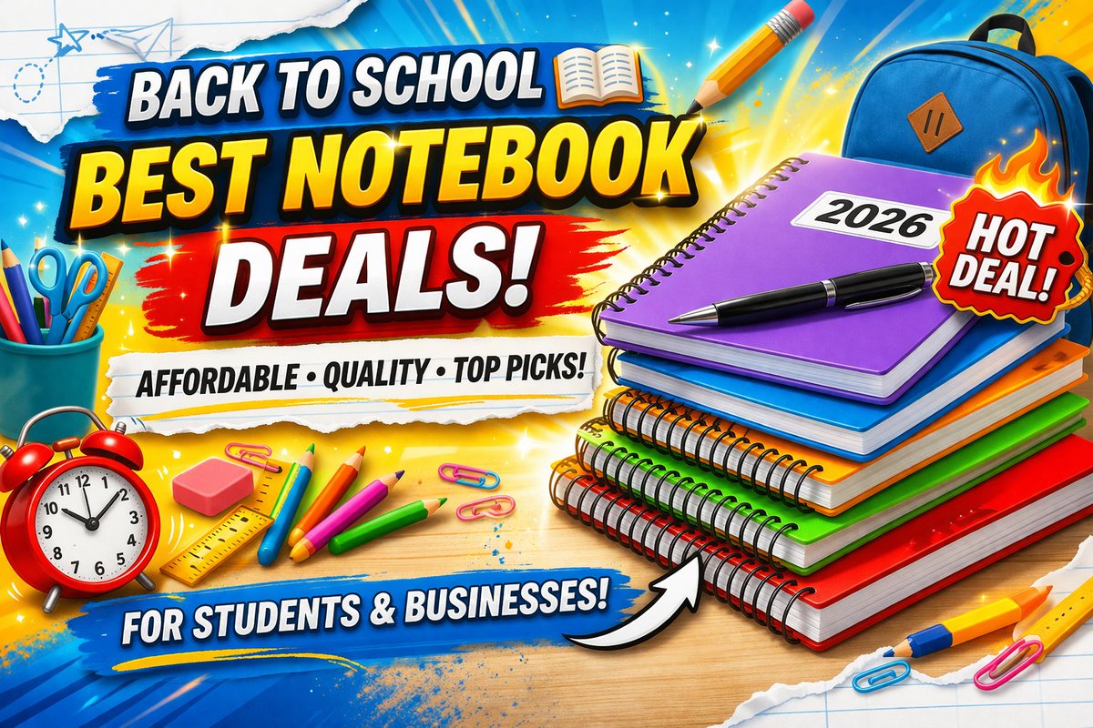 HomiesDeals4's tweet photo. 🎒 Back to School Ready!
Stay organized &amp; inspired with this sleek notebook—perfect for students, creatives &amp; planners! 📝vg fennel✨
Grab yours today &amp; start your school year off right!
#BackToSchool #NotebookVibes #StudyWithMe #StationeryAddict #StudentLife #PlannerAddict https://t.co/6zb4GyWv7I