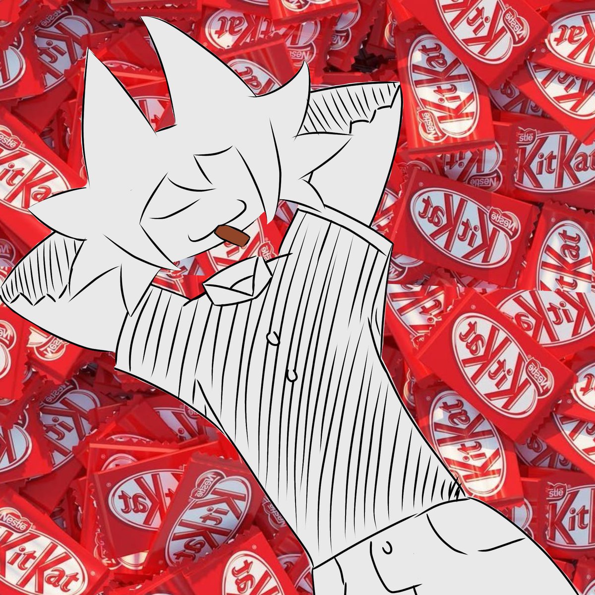 Elizomax's tweet image. Compass que hiciste??

Dibujito rápido jajajajaja✨️
#fpe #fundamentalpapeeeducation #kitkats