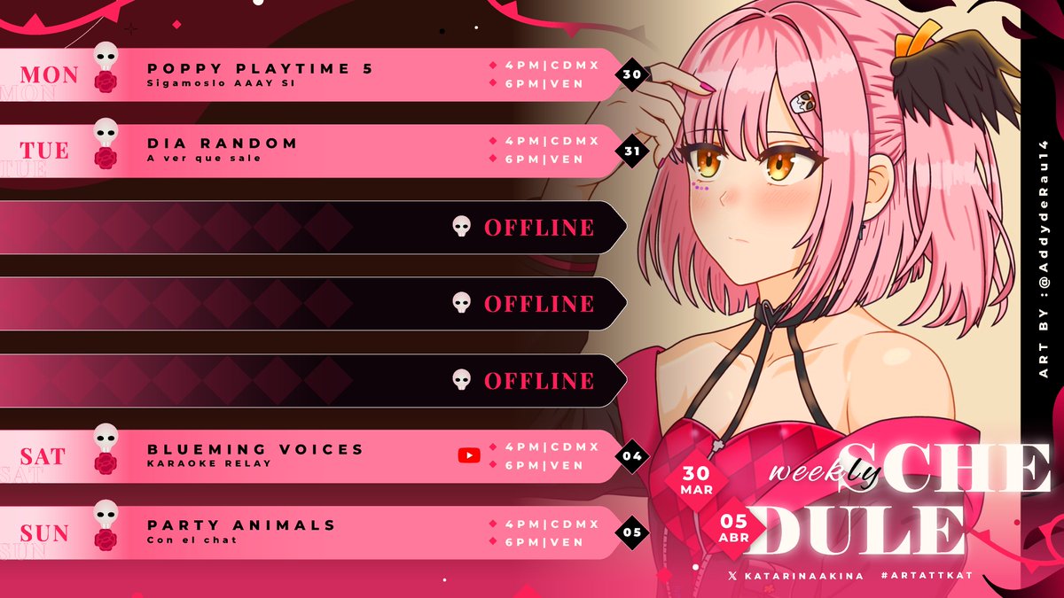 Katarina Akina 💀🌹 LeFOLK | PANDORA tweet media