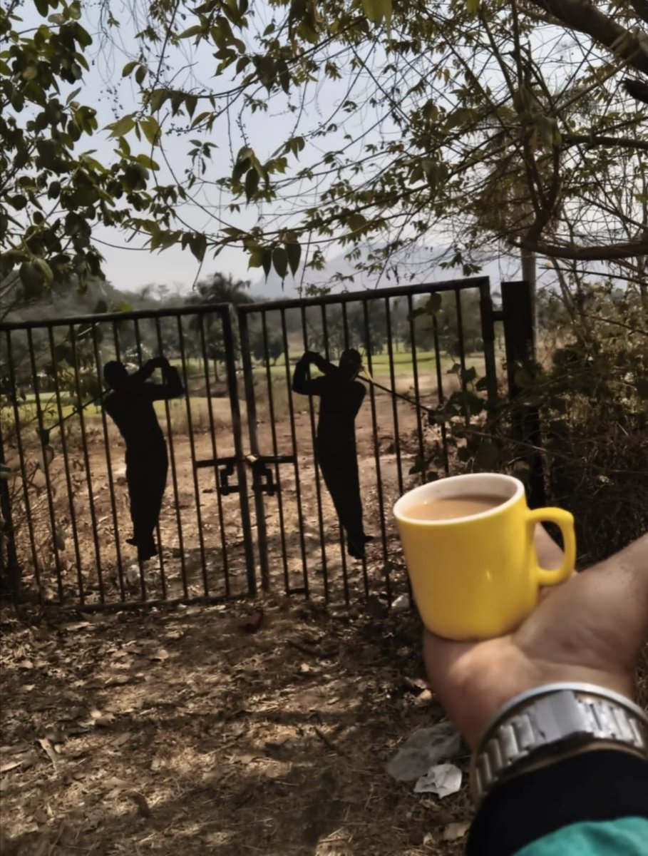 BickM57310737's tweet image. Quote with something to drink ☕ 
#Chai

9 Aces Golf Greens ⛳ Karjat