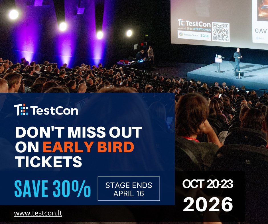 TestCon Europe tweet media