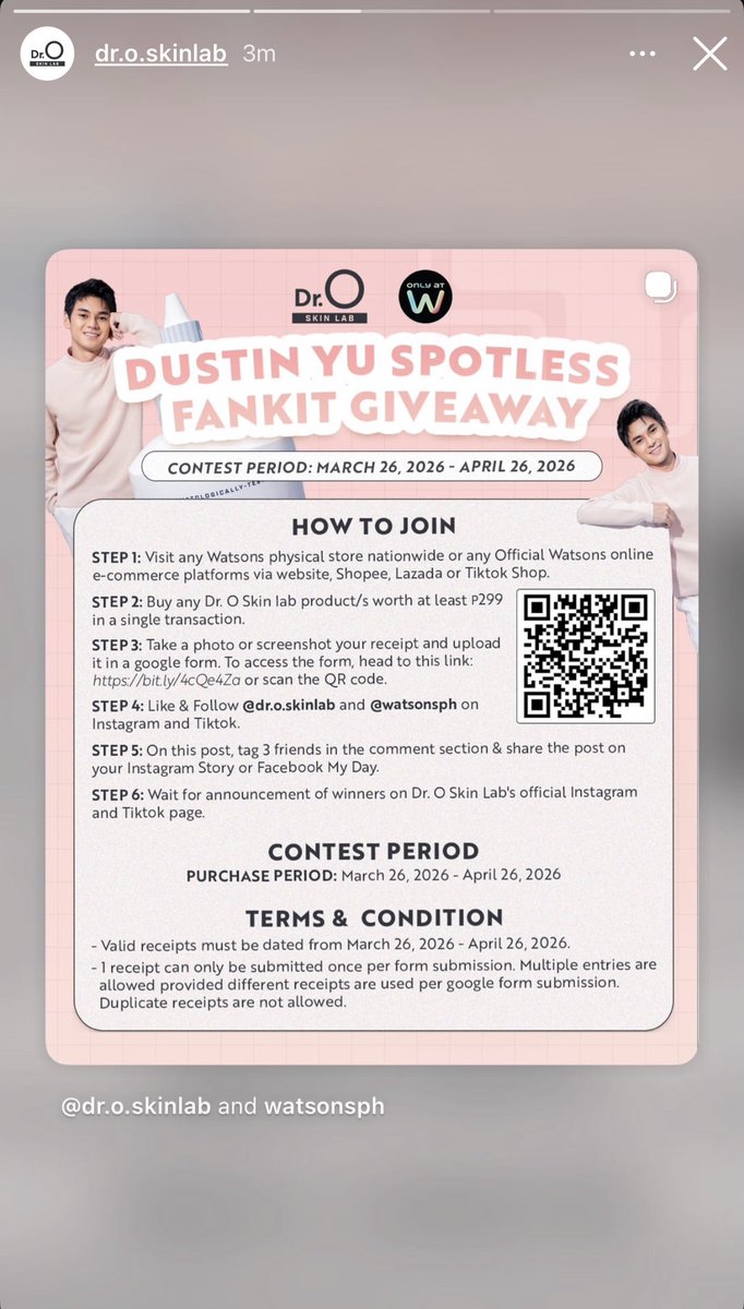 Alexa5387881's tweet photo. Guys donโt forget: ๐๐ป๐๐ป๐๐ป
#DustinYu
#DrOSkinLab https://t.co/IoxCOF7nt4