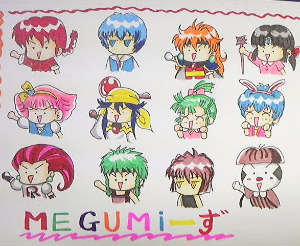 めぐみさんお誕生日おめでとうございます！😆✨
当時ヒミコからのファンです😤❤️
可愛く！カッコよく！素敵を過去も今も全部ひっくるめて憧れ続けます！😍❤️
過去絵でお祝い㊗️✨
#林原めぐみ生誕祭2026
#林原めぐみ誕生祭2026