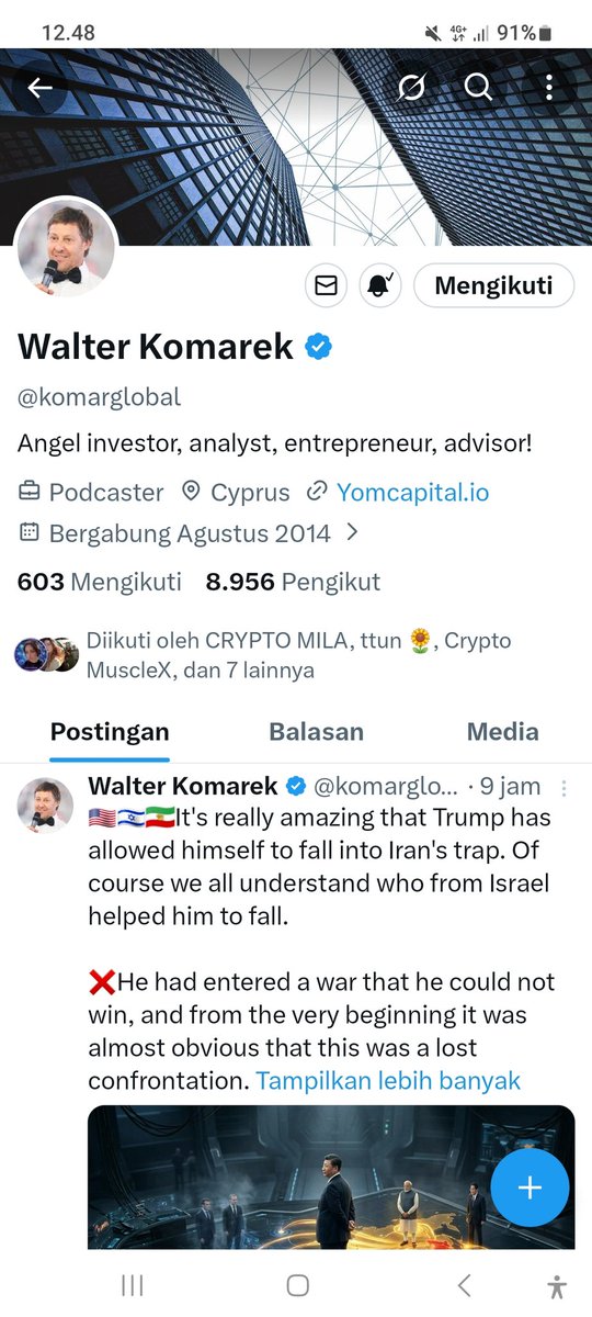 DuitXCrypto's tweet photo. @iR0bertt @komarglobal Done https://t.co/x2bD44ZseT