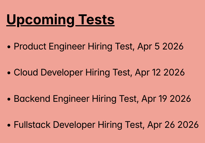 Cactro | India’s Fairest Technical Test tweet media