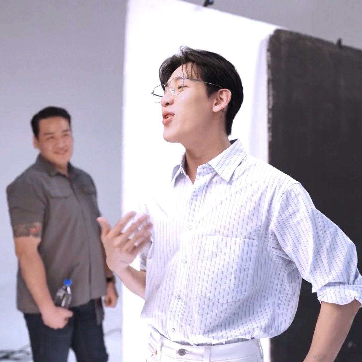 ยิ้มเฉพาะตอนอยู่กับน้องแบมจีงๆ5555555