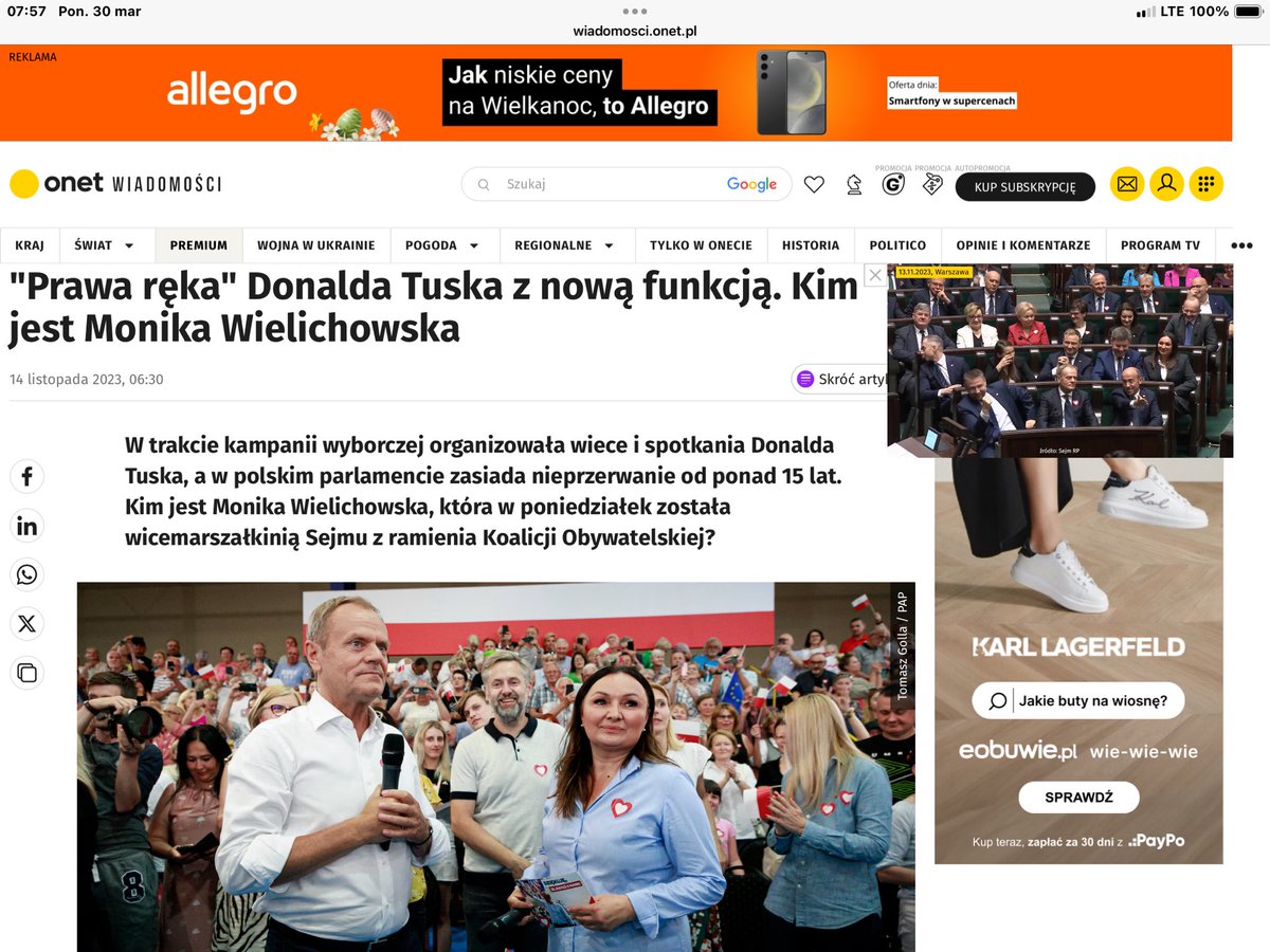 A wiecie,że w 2023,w kampanii wyborczej ⁦KO⁩ ⁦<a href="/donaldtusk/">Donald Tusk</a>⁩ na spotkanie na Nowym Targu we Wrocławiu przyjechał-podobno-prosto z Kotliny Kłodzkiej.Mówiło się,że wieczór i poranek spędził w domu ⁦<a href="/MWielichowska/">Monika WIELICHOWSKA</a>⁩ …
Myślicie,że już wtedy wybierali te pieski…? 🤦‍♂️😱