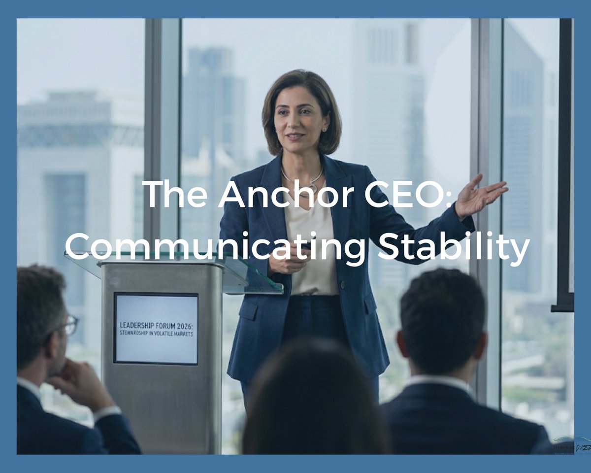 marketbuzzPR's tweet photo. Visibility shouldn't diminish during regional shifts—it should become more meaningful.

Retreating into silence creates uncertainty. Instead, become an "Anchor CEO" by leading with service, continuity, and calm.

Full PR tip here: https://t.co/eGKQhzOoPh https://t.co/euoz3aDIjo