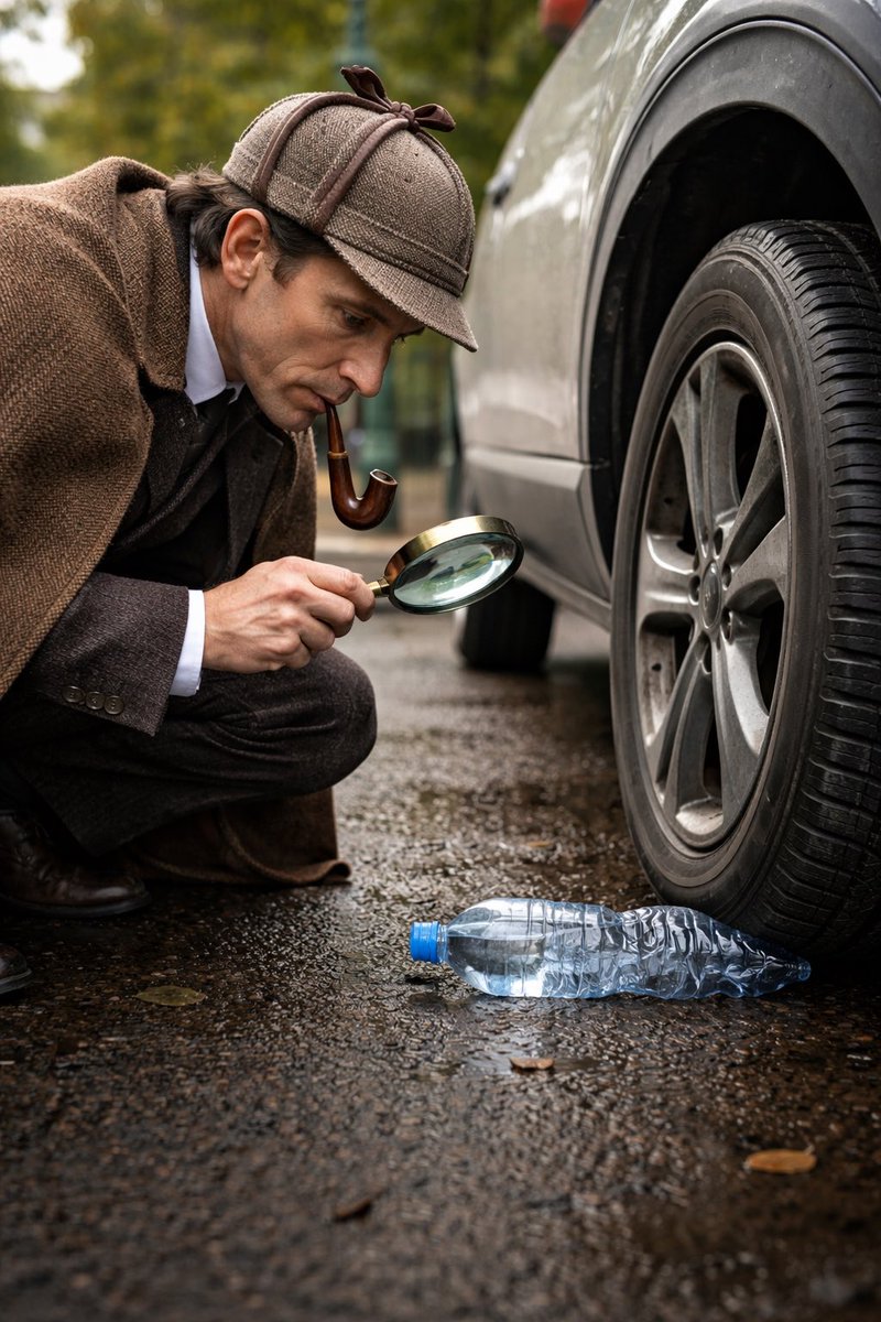 sdolmes67's tweet photo. What’s good lock gang, I was taking a stroll through the park earlier, and noticed a water bottle stuck in the tire of a man’s car. At first I ignored it, however, when the man returned to his car soon after I came back. I told him it was there, and he removed it. (1/4) https://t.co/GqsfVRY8HC
