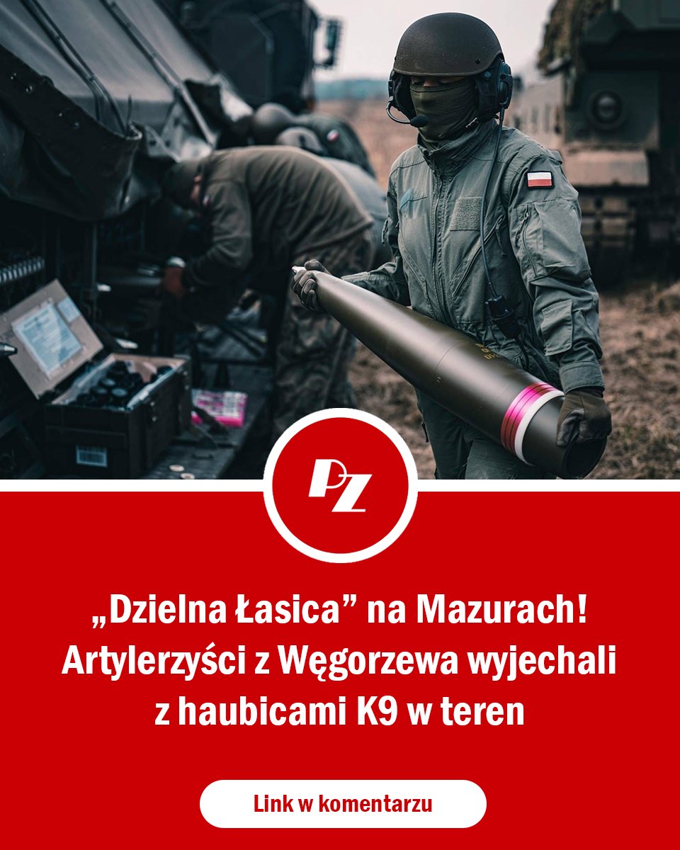 Polska_Zbrojna's tweet image. Dla niektórych to był debiut ogniowy z użyciem haubic K9. Artylerzyści z Węgorzewa sprawdzili na poligonie swą gotowość bojową
#K9 #1MBA

@MON_GOV_PL @16Dywizja @SztabGenWP @DGeneralneRSZ @DowOperSZ