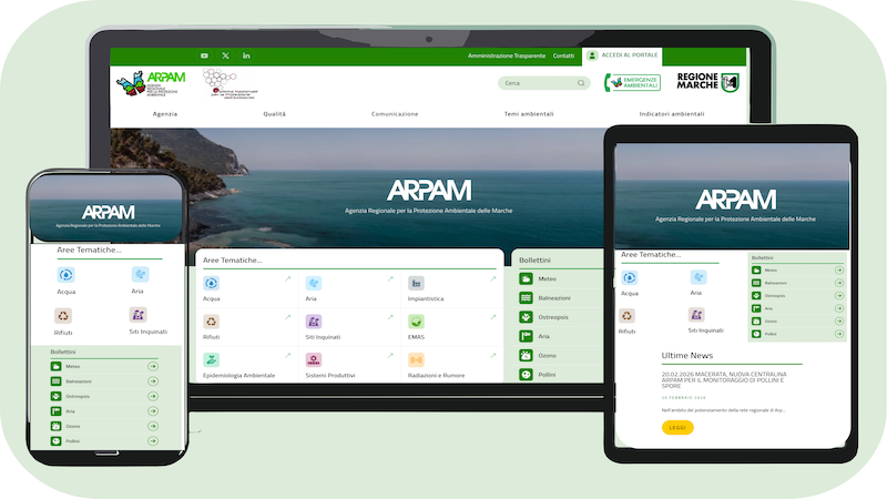 ArpaMarche's tweet photo. #ARPAM RINNOVA IL #SITO WEB
Nel rafforzare il proprio impegno per una  comunicazione ambientale al passo con le  esigenze digitali del territorio, ARPAM vi invita  a esplorare il nuovo portale e a segnalare eventuali anomalie o fornire suggerimenti utili.
https://t.co/xgP4MJqPzl https://t.co/yMXZUIfhvd