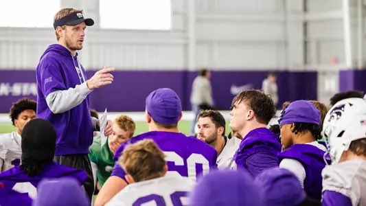DScottFritchen's tweet photo. “He gives you a ton of position versatility for sure. He's a worker. He attacks everything he does.”

Collin Klein praises Linkon Cure, wins early by bolstering his football staff, and is excited for the Oklahoma State transfer duo in Manhattan.

Story:
https://t.co/IQnlss7CNT https://t.co/bDivd4pIP4