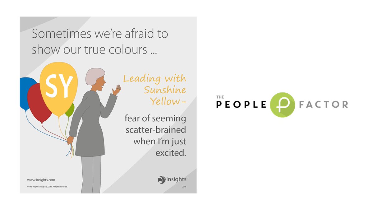 PeoplefactorHR's tweet photo. Don’t be too quick to judge a colleague who leads with Sunshine yellow colour energy. Insights Discovery will help you see where they’re really coming from…
#InsightsDiscovery #psychometrics #ColourEnergies #leadership #whatmakesyoutick #UltimateTeam #TheLearningFactor #handyHR https://t.co/s0XZzEm4cy