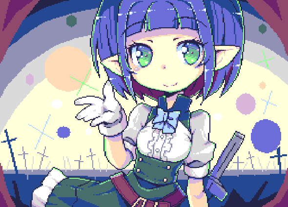 去年の4月頃にワンチップMSXで描いた絵 