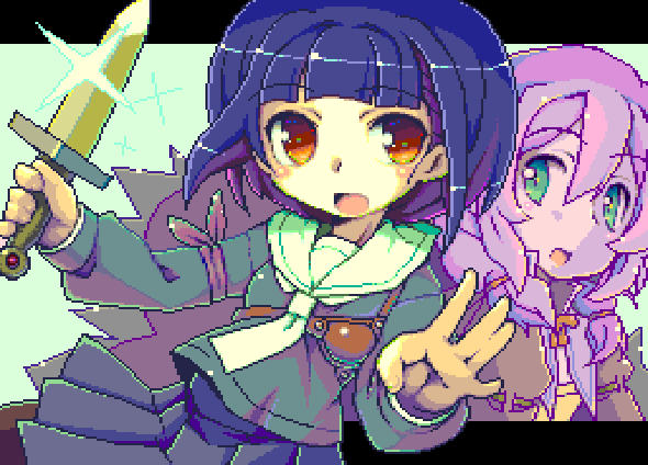 去年の4月頃にワンチップMSXで描いた絵 