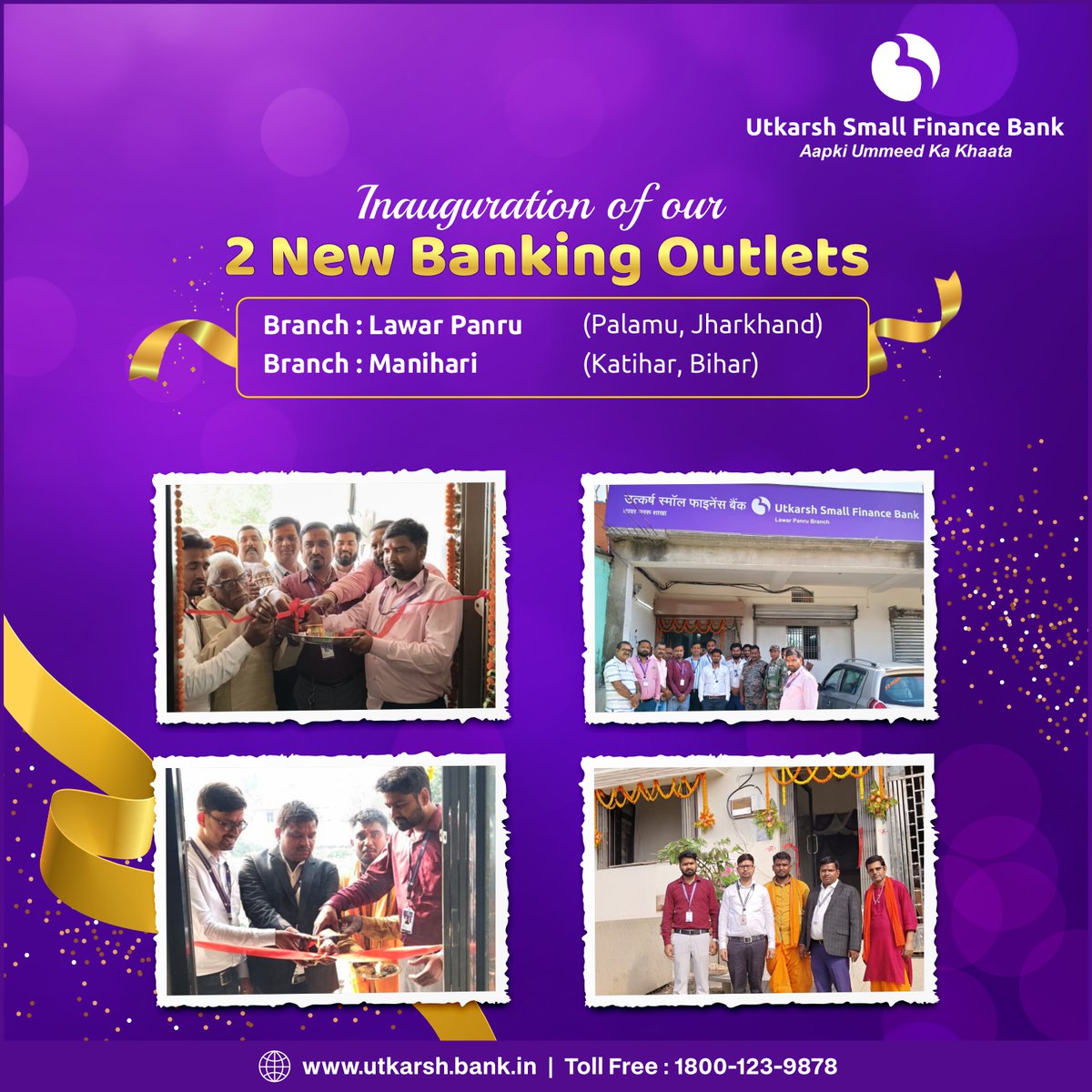 Utkarsh Small Finance Bank tweet media