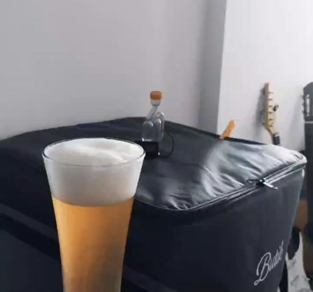 Kendi yaptığım bira. Sonra hep o tadı arıyorsun.