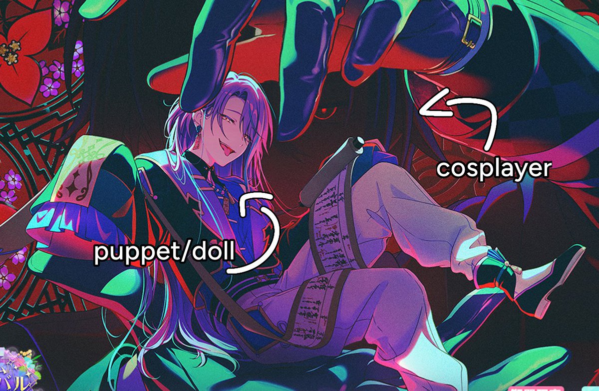 —ㆍ♚：RAMBLE

I think it'd be really cool if someone made a puppet or doll that looks like the new rui card and used it in a cosplay, do you see my vision

- 🦜