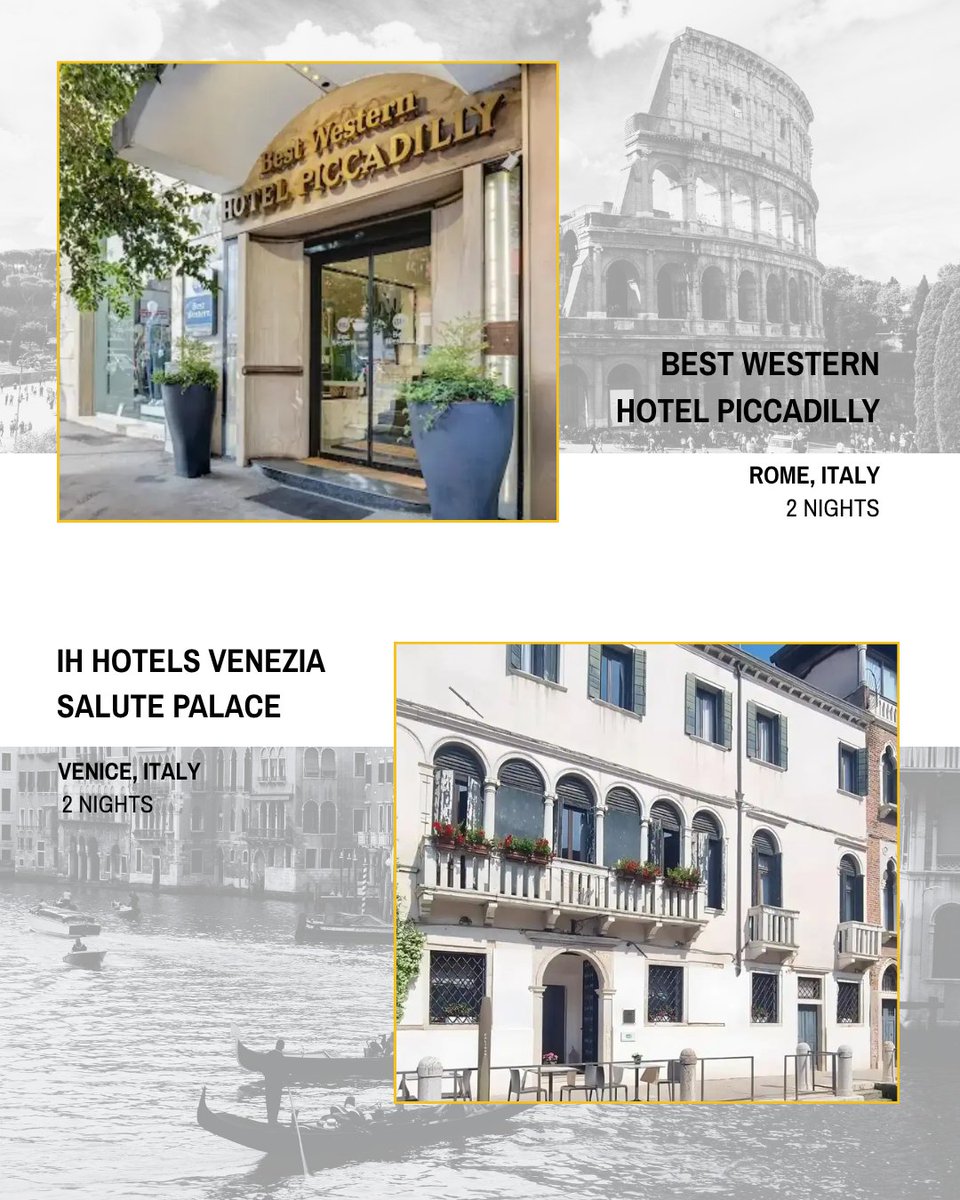 OrbisTravelsltd's tweet image. Roman ruins to Venetian views… and Burano’s colours in between 🇮🇹✨

4 nights across two iconic cities, starting from £299PP 🚆

Book now!⬇️ orbistravels.co.uk/topdealsdetail…

#ItalyTravel #RomeToVenice #VeniceCanals #BuranoIsland #TravelDealsUK