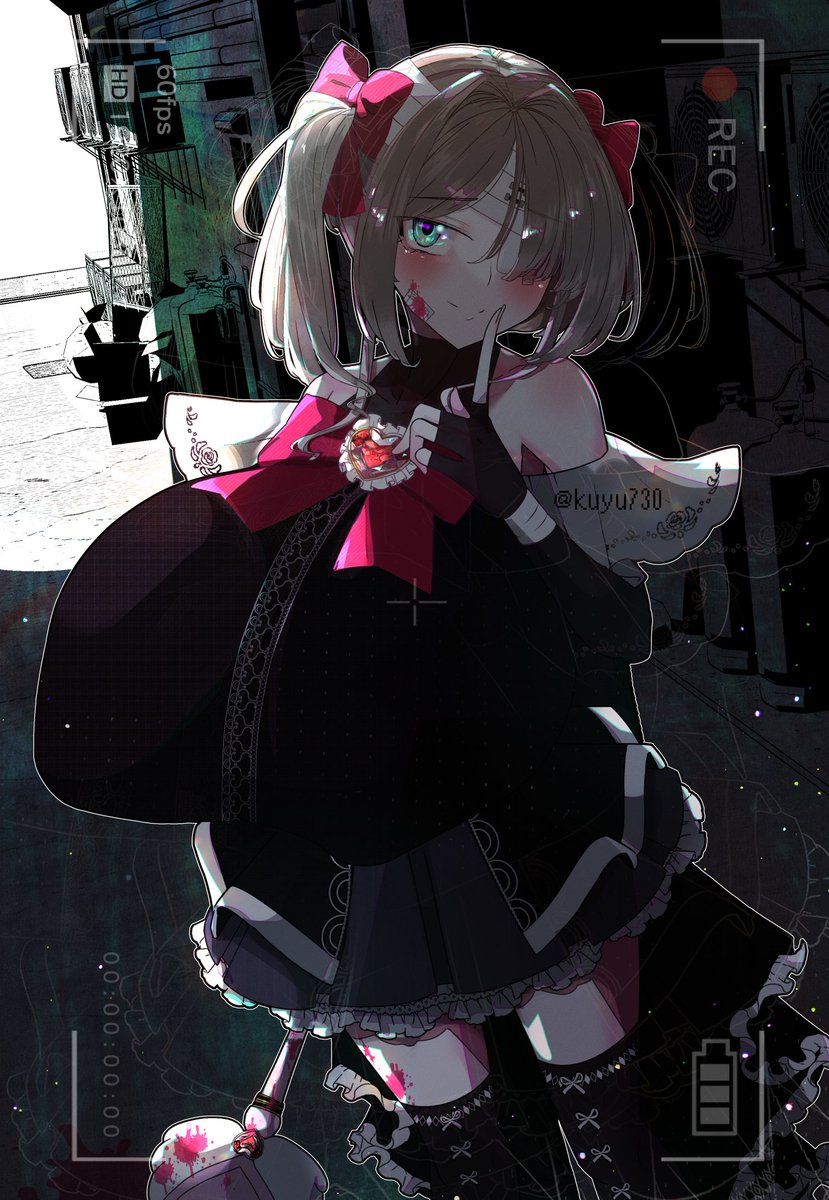 でかいダーク魔法少女コスです!
「……ないしょだよ」
--
Huge dark magical girl cosplay!
"……Don't tell anyone, okay?" 