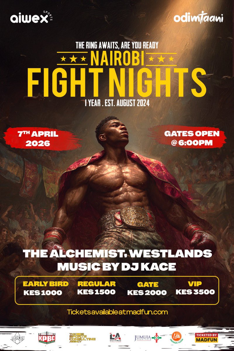 Nairobi Fight Night is back next week