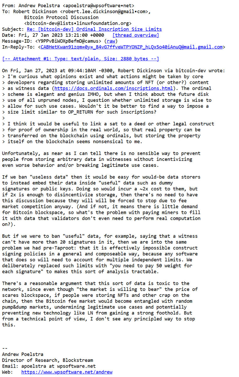 Adam Back tweet media