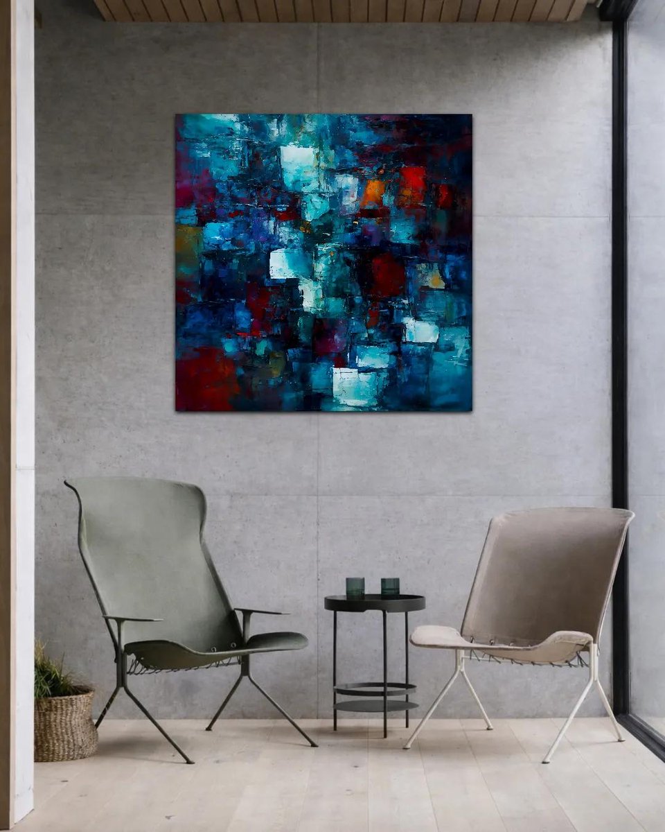 MagdalenaXart's tweet image. WHISPERED CONFESSIONS 🎨

Not everything is said out loud…
Some truths live in color, soft and unresolved 💭

Between silence and revelation,
the soul speaks anyway 🔵❤️

#AbstractExpressionism #ContemporaryArt