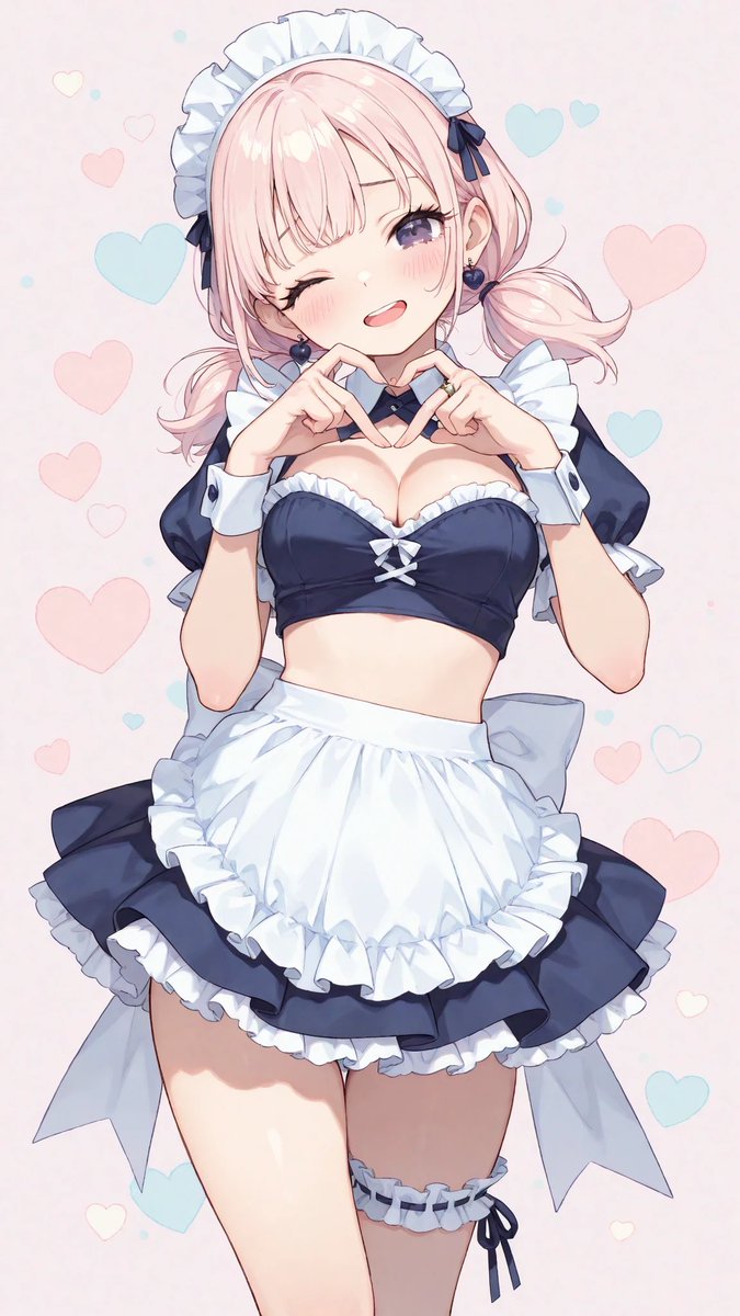 Pink Twintail Labo@AI illustration tweet media