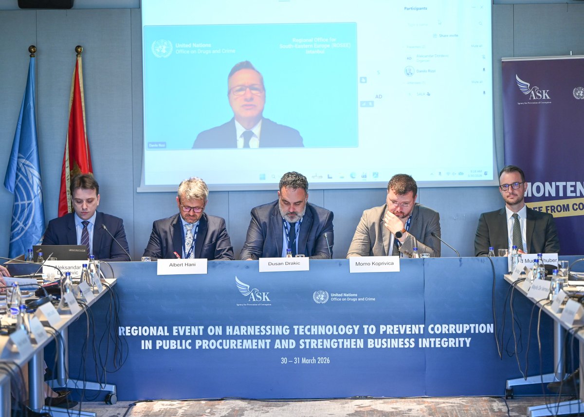 raiseeorg's tweet image. Good governance is built step by step, through every decision and every partnership 🤝

The regional SEE event 📍 Podgorica was opened by @albert_hani, Director of #RAI, highlighting the role of technology in preventing corruption in public procurement &amp;amp; strengthening business