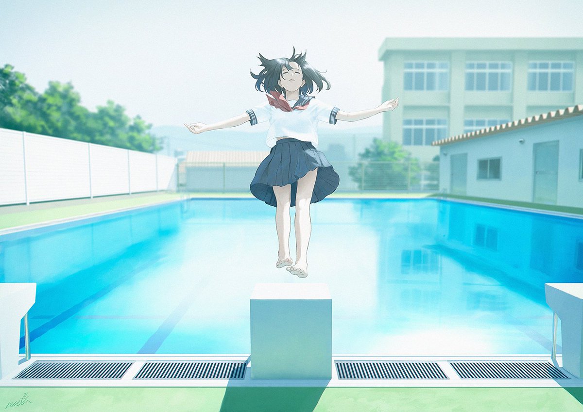 natsu_art1's tweet photo. 水面の描き込み
 #私の絵の圧倒的なこだわり https://t.co/71ff8l4SL3