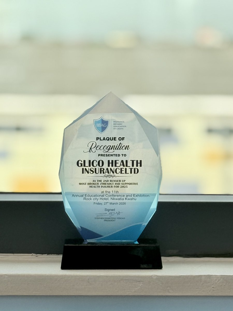 Recognized by the best!
GLICO Health takes 2nd Runner Up for Most Broker-Friendly &amp; Supportive Health Insurer 2025 at the IBAG Conference in Kwahu! 🏆

Thank you to our brokers for the trust! 🤝

Top-tier partnerships. 

#GLICOHealth #IBAG2026 #Insurance #Partnerships #Excellence