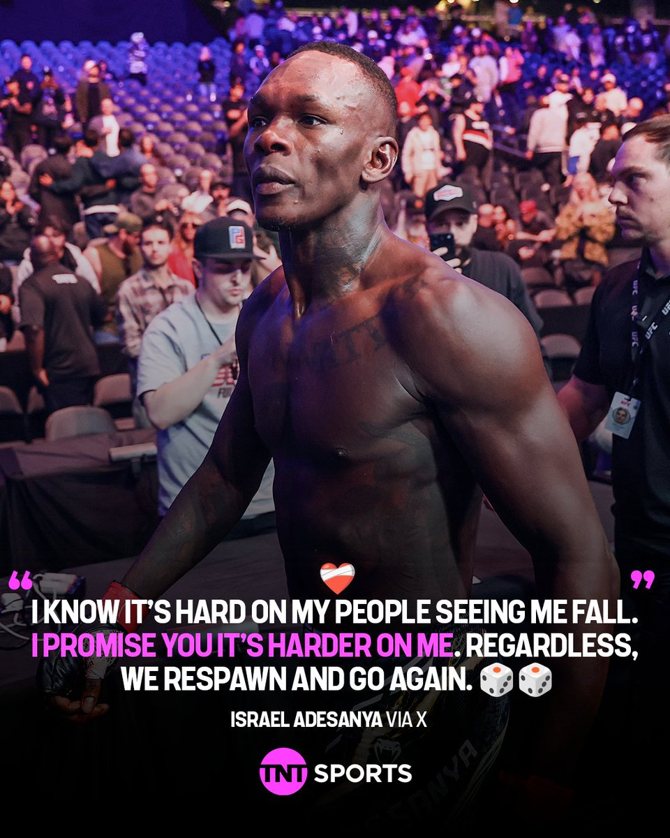ufcontnt's tweet image. Israel Adesanya reflects on his loss to Joe Pyfer at #UFCSeattle 😢
