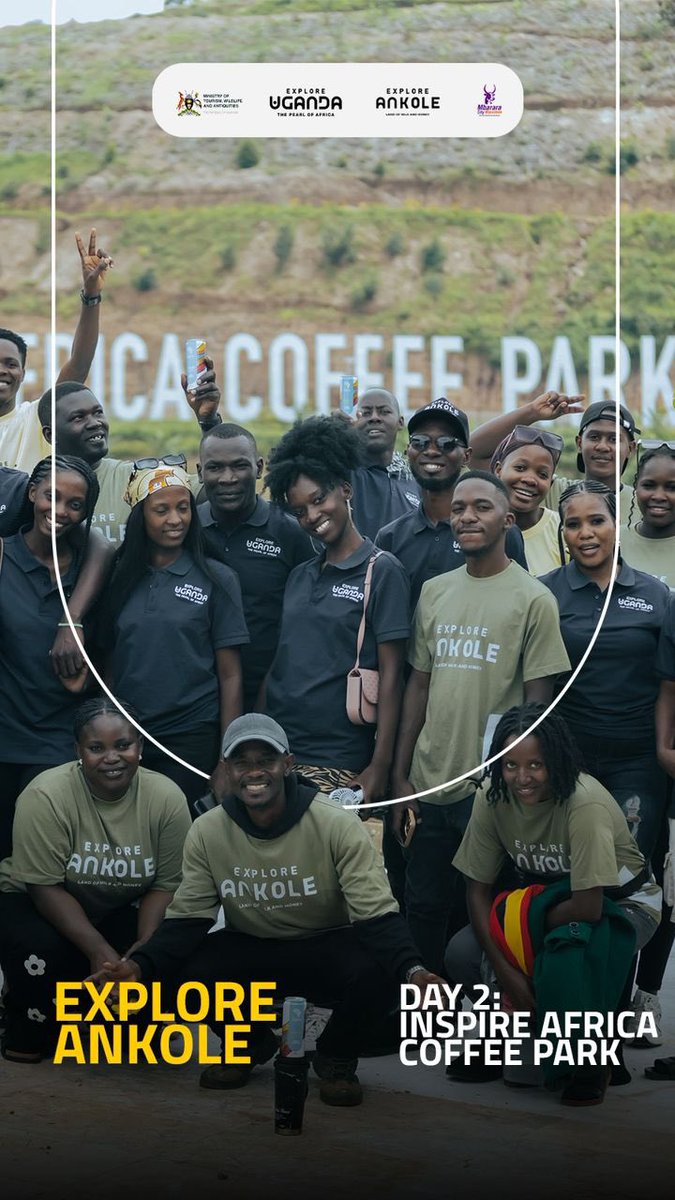africoffeepark's tweet photo. A big Thank you to the #ExploreAnkole team for visiting Inspire @AfriCoffeePark.

Big thanks to @Uganda_Expozed &amp; @WasswaEmma_ travel specialists and their team for making it happen, and to the Uganda Tourism Board for the support.

We’re truly grateful.

#CoffeeCity https://t.co/hB3tE8SV7V