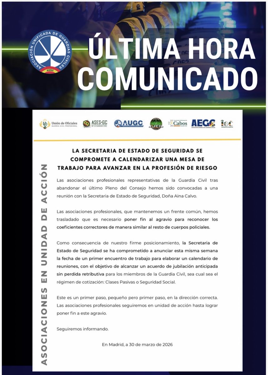 AUGC Guardia Civil 🇪🇸 tweet media