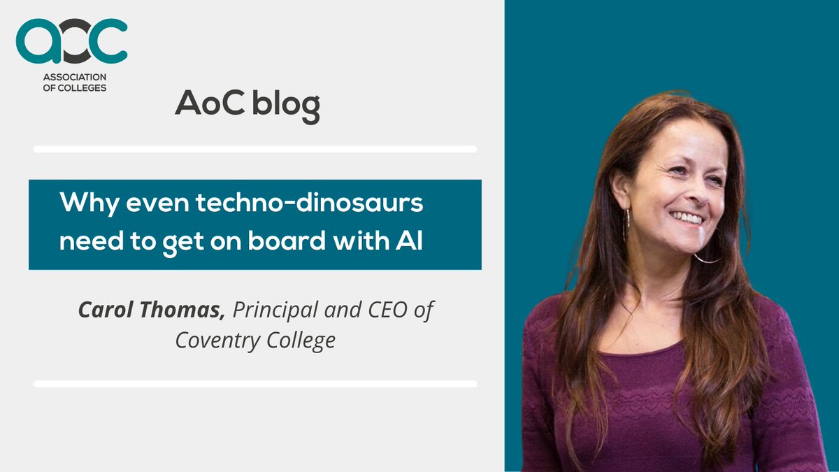 Association of Colleges (AoC) tweet media