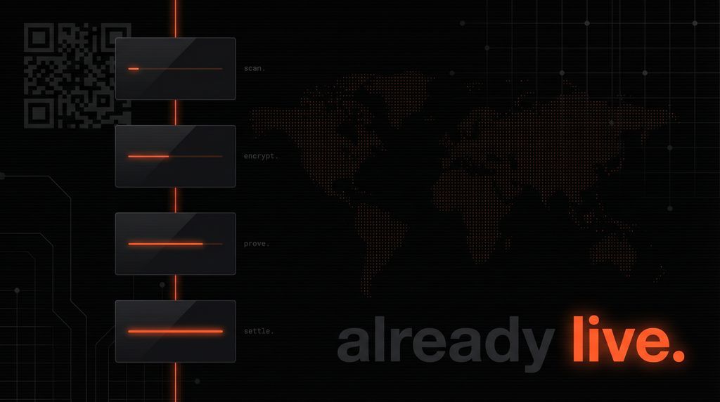 How <a href="/AtharFinance/">Athar</a> processes payments across 30 countries 👇

Step 1: Customer scans a QR code at the POS in the GCC ☕
Step 2: Transaction details are quantum-encrypted 🔐
Step 3: A ZK proof is posted on-chain ⛓️
Step 4: Merchant gets paid 🔥

Not a roadmap. Already live.