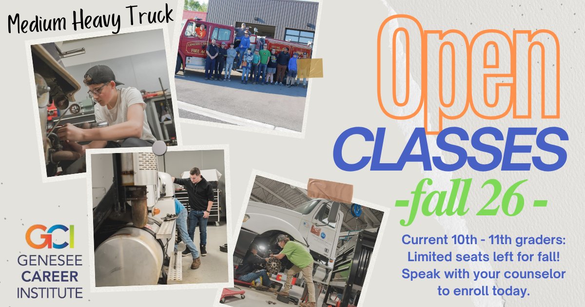 Genesee Career Institute tweet media