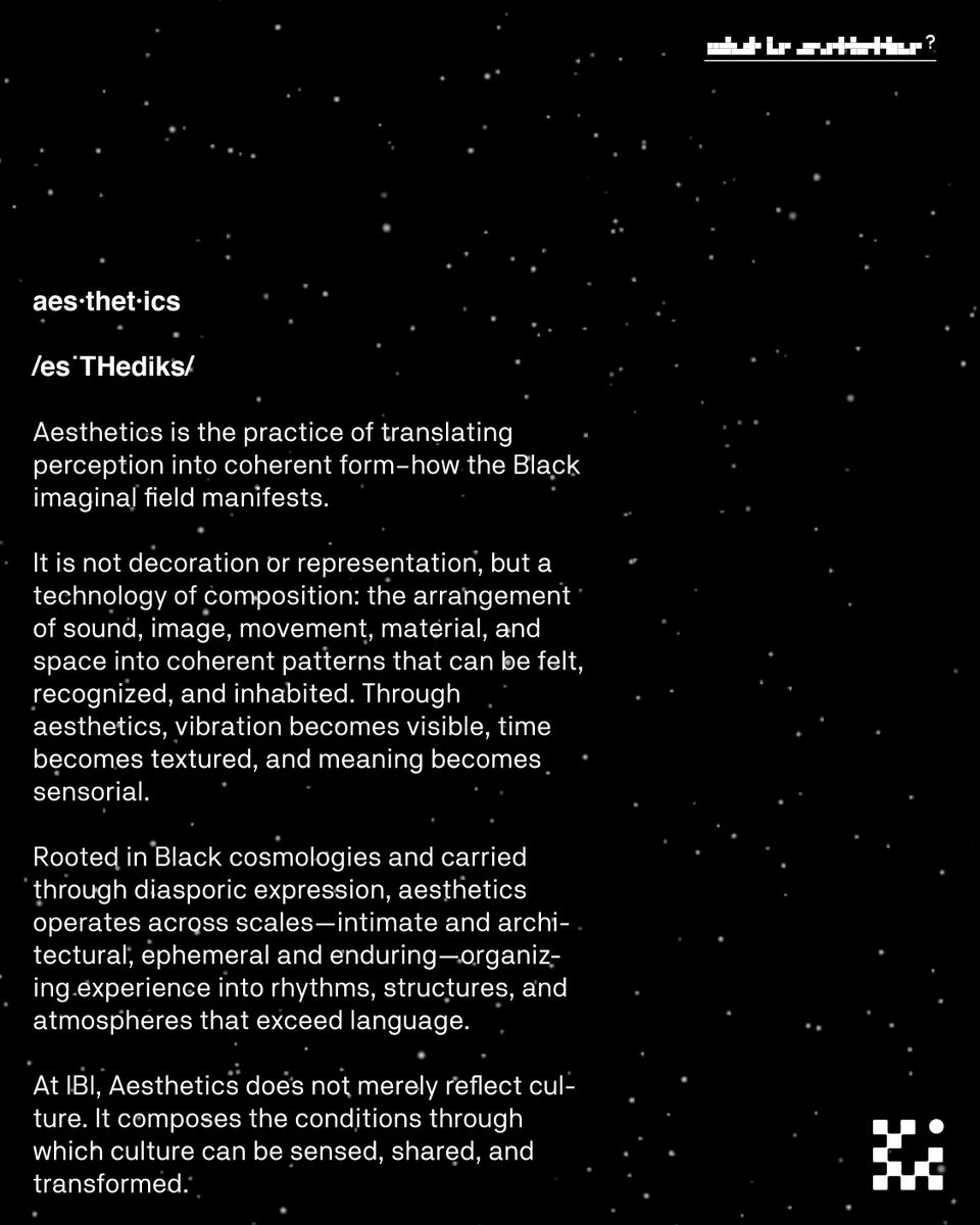 blkimagination's tweet photo. Aesthetics shapes perception—not just what you wear, but meaning through gesture, fabric, and color. Listen to June Ambrose on Episode 50 of the IBI Podcast. #WhatIsAesthetics #BlackImagination #JayZ #JuneAmbrose #InstituteOfBlackImagination https://t.co/7c1lQvSsN1