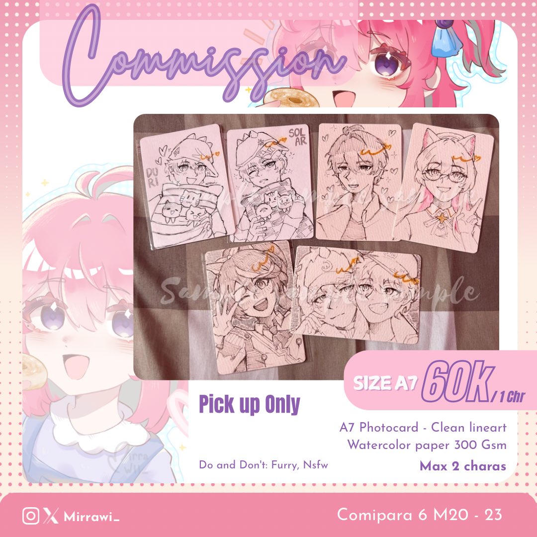 Mirrawi_🍭 || Comipara 6 M20-23 tweet media