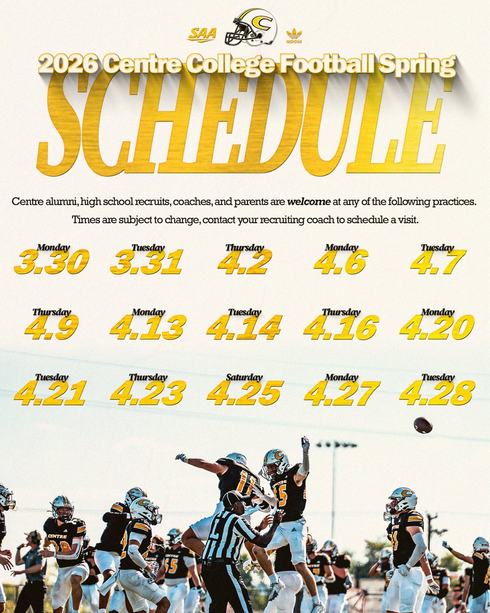 Centre College Football tweet media