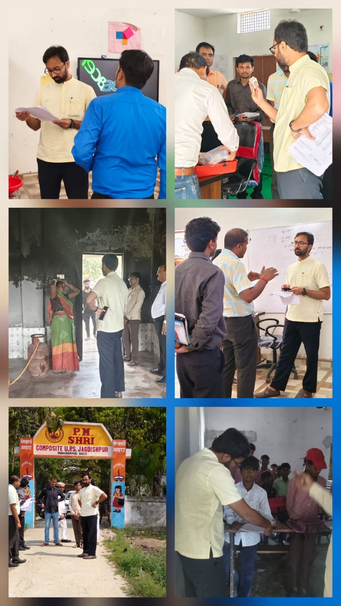 मुख्य विकास अधिकारी महोदय द्वारा पीएम श्री कंपोजिट विद्यालय जगदीशपुर विकासखंड परशुरामपुर का निरीक्षण किया गया...#Basti #RuralDevelopment #GramVikas #NayebharatkanayaUP @UpRuralDevelopment
