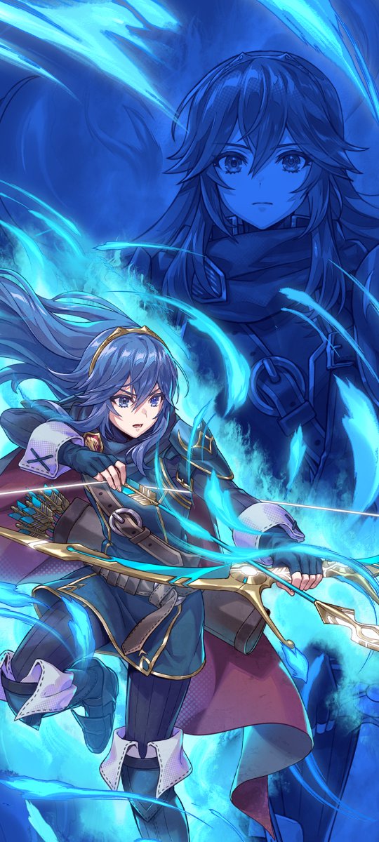 FE_Heroes_EN's tweet photo. We're giving out an original wallpaper and original calendar wallpaper for April 2026! This time they feature Lucina: Of Awakening! #FEHeroes #FEHeroesWallpaper #FireEmblem https://t.co/wdslDuejSM
