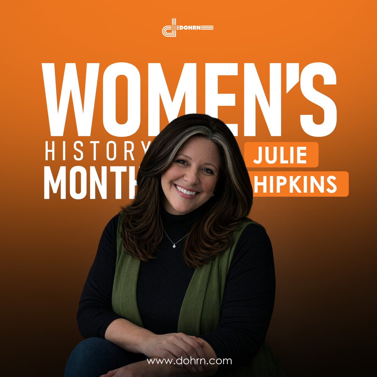 In honor of Women’s History Month, we’re highlighting Julie Hipkins, Senior Director of Human Resources. Her leadership and dedication continue to make a lasting impact, supporting our teams, strengthening our culture, and driving our people-first approach forward every day.