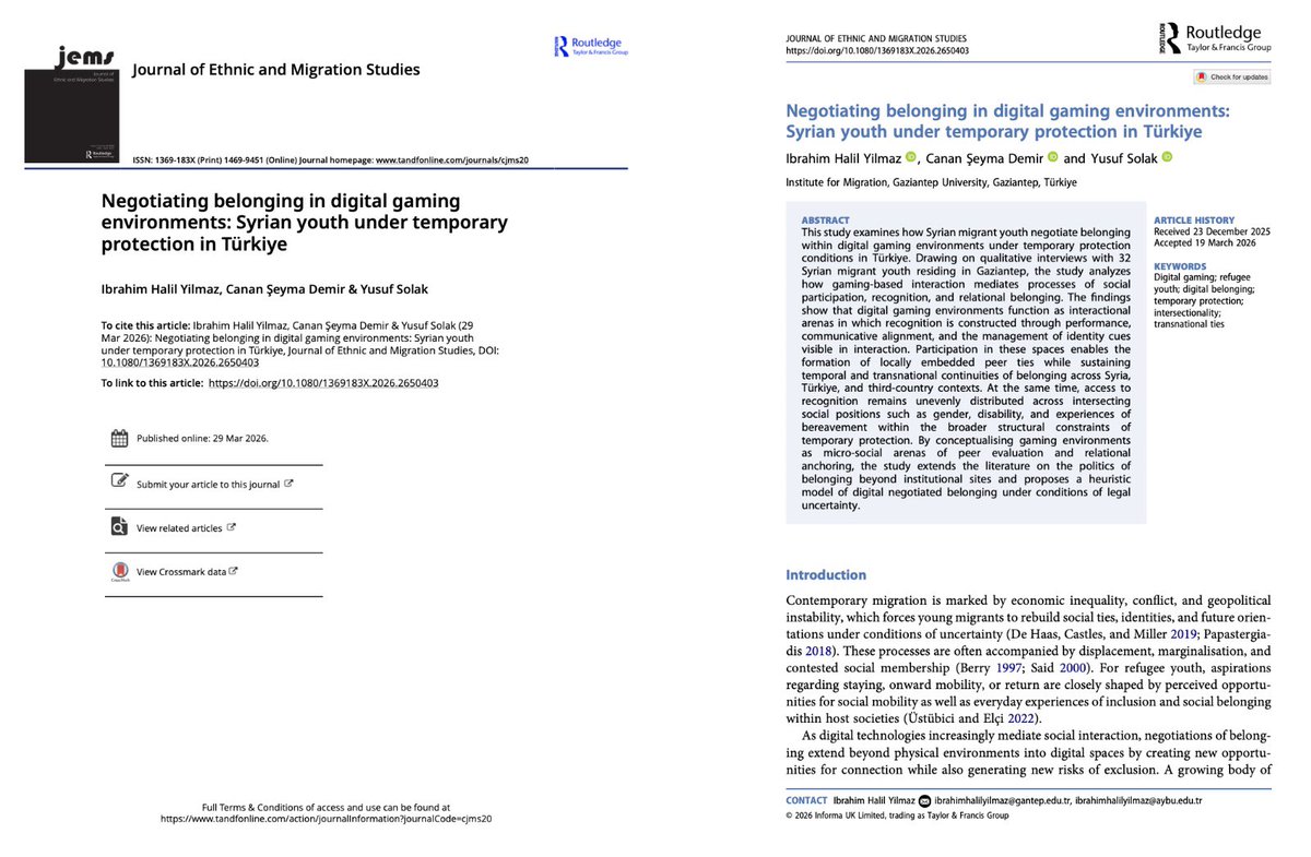 GAÜN Göç Enstitüsü tweet media