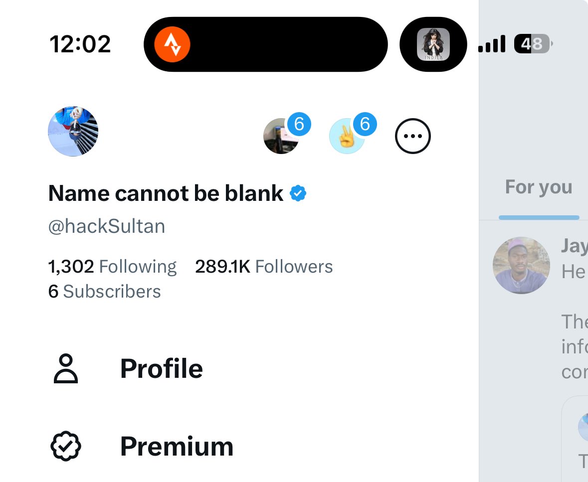 Name cannot be blank tweet media