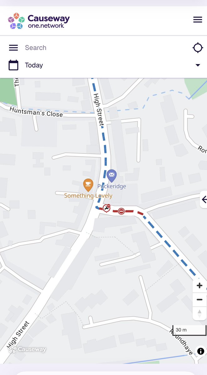 SpPuckeridge's tweet photo. @Intalink station rd in puckeridge is closed by the crown and falcon where are the 331 buses stopping? 

@AffinityWater  you have this closure as park lane and not station rd! Which is possible why this has not been picked up 

@arrivaessex https://t.co/iXFPRbm5OH