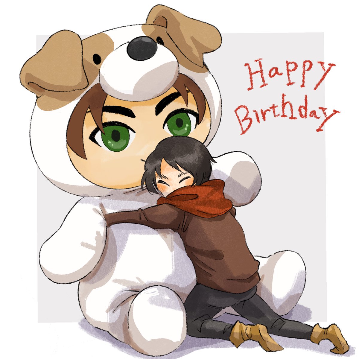 siorisatou1's tweet photo. 本日3月30日は「#エレン生誕祭2026」!🎉🔥
📖❤️
ショタエレンとエレわん
#エレン生誕祭2026 #進撃の巨人 #エレン #誕生日 #エレンイェーガー生誕祭2026
#AttackOnTitanfinal https://t.co/sMIhsRCHZU