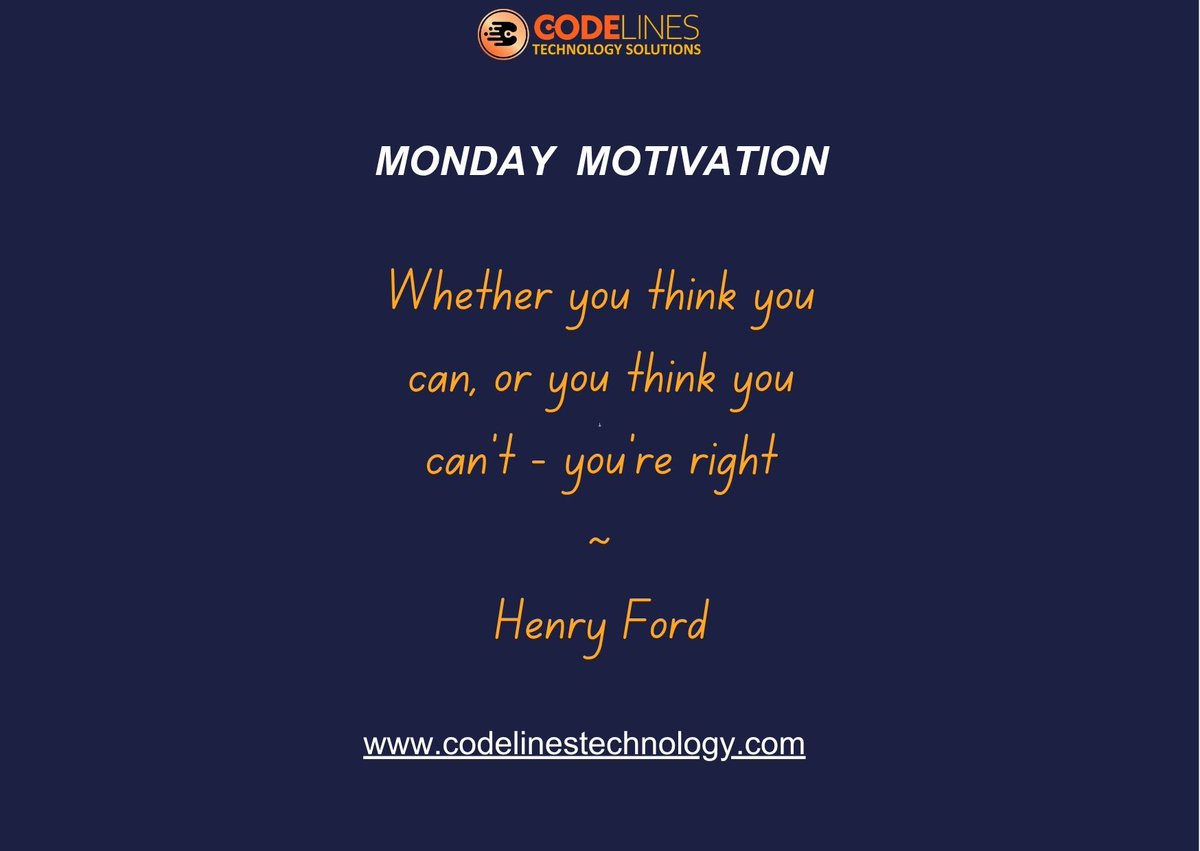 Codelinestechs's tweet photo. Take that bold step today, and send a DM to explore our courses.

#mondaymotivation #ittraining #codelines https://t.co/CePASVF7OI