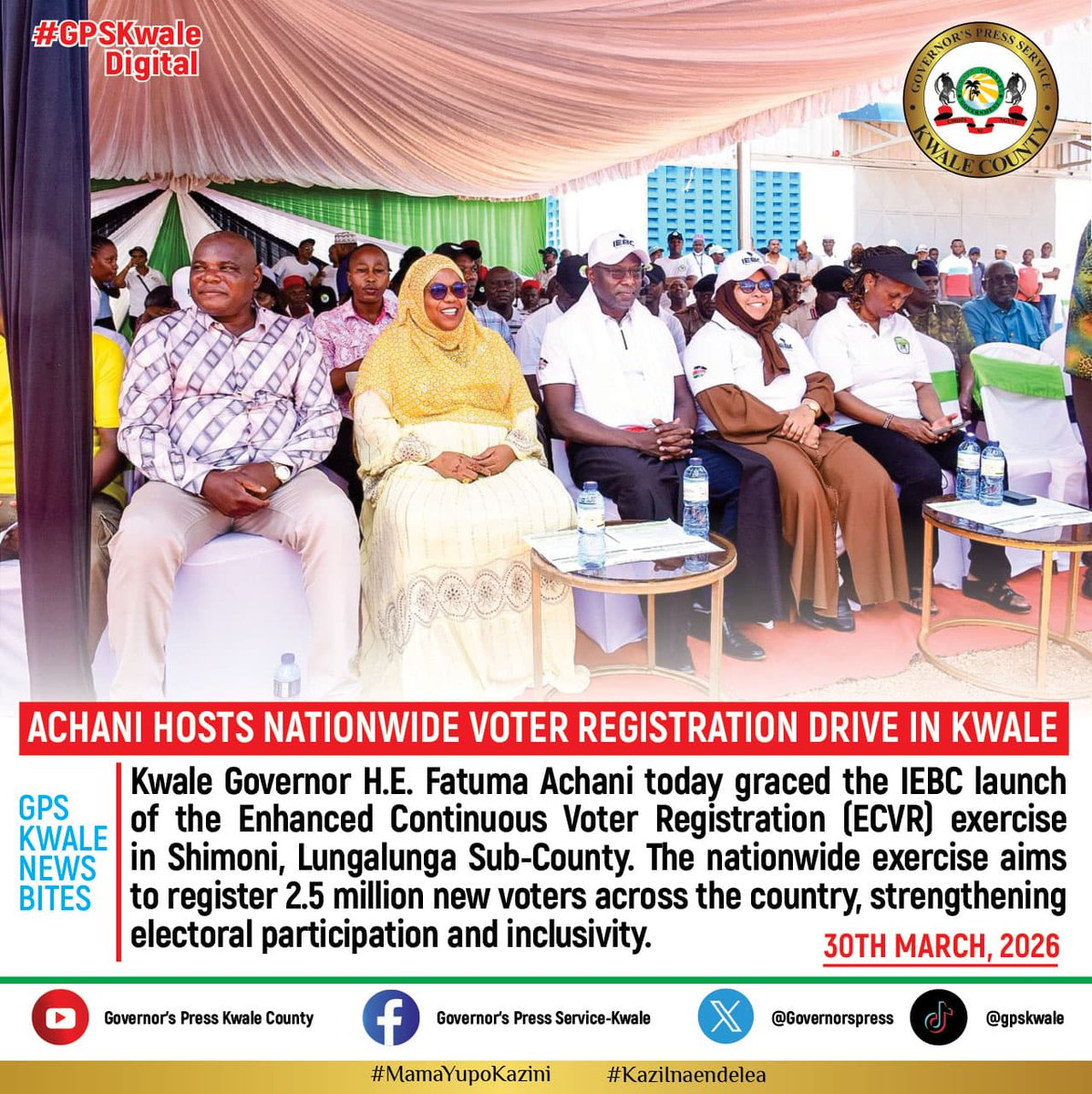 COUNTY GOVERNMENT OF KWALE OFFICIAL PAGE tweet media